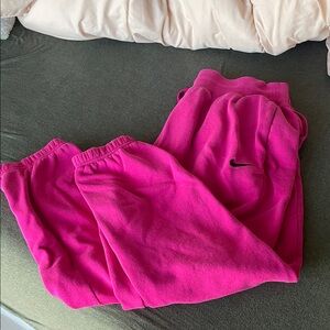 Nike Kids Fuchsia Joggers